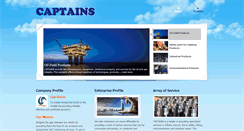Desktop Screenshot of captainsqatar.com