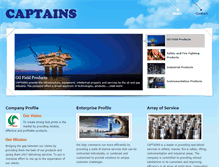 Tablet Screenshot of captainsqatar.com